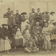 21. Group of St Clair Aborigines, near Singleton NSW. First AIM station. c. 1903.